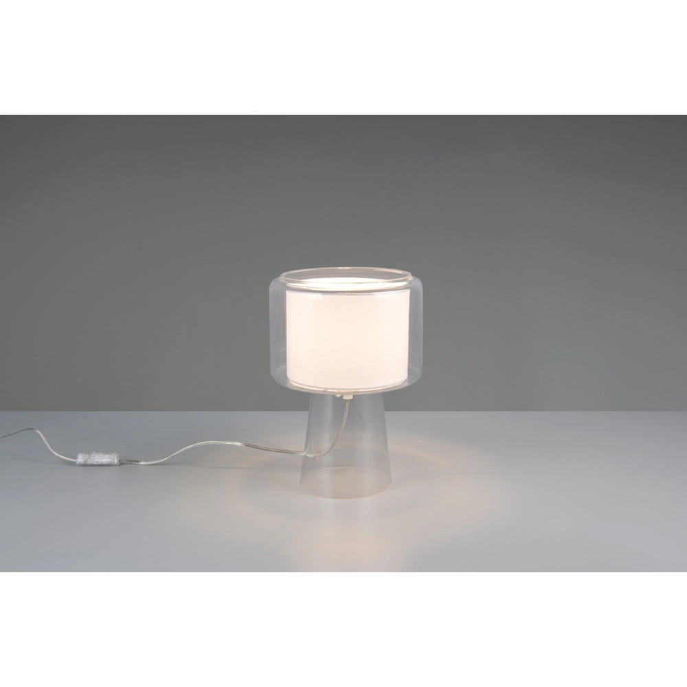 Design table lamp Rocka transparent Trio 4017807662696