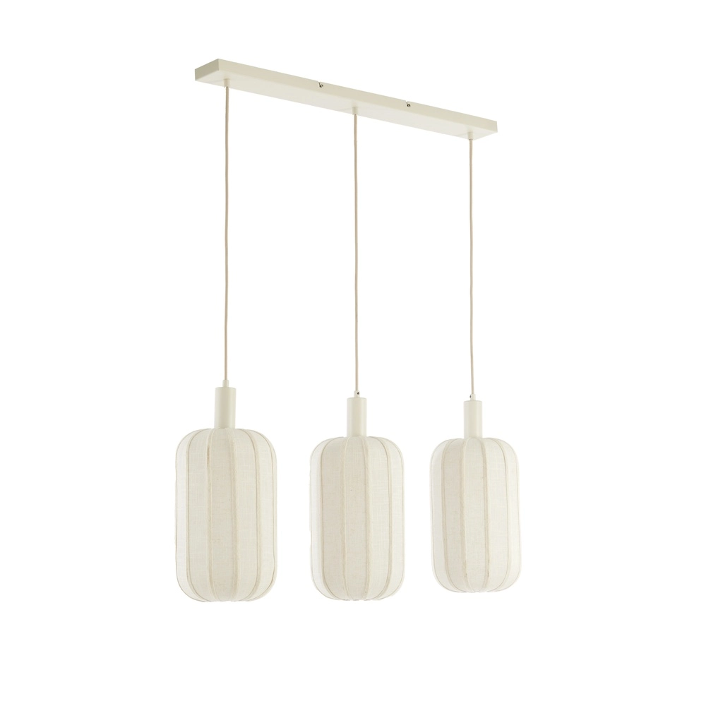 3L dining table pendant lamp Tufia linen cream Light & Living 8717807816735