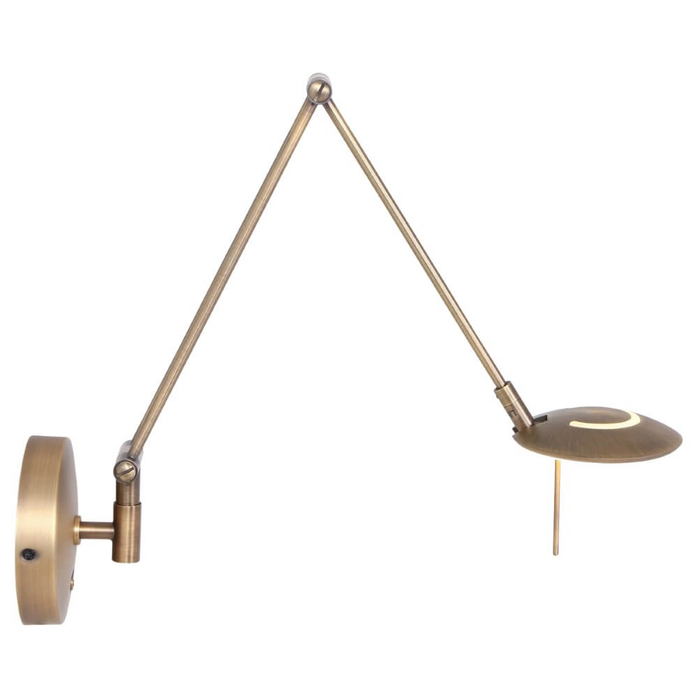 Reading lamp Zodiac LED brass Steinhauer 8712746127355