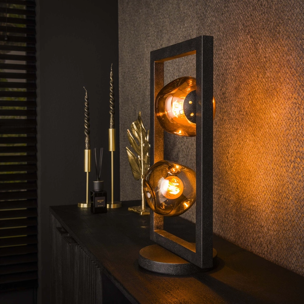 Glass table lamp Stellar 2-light