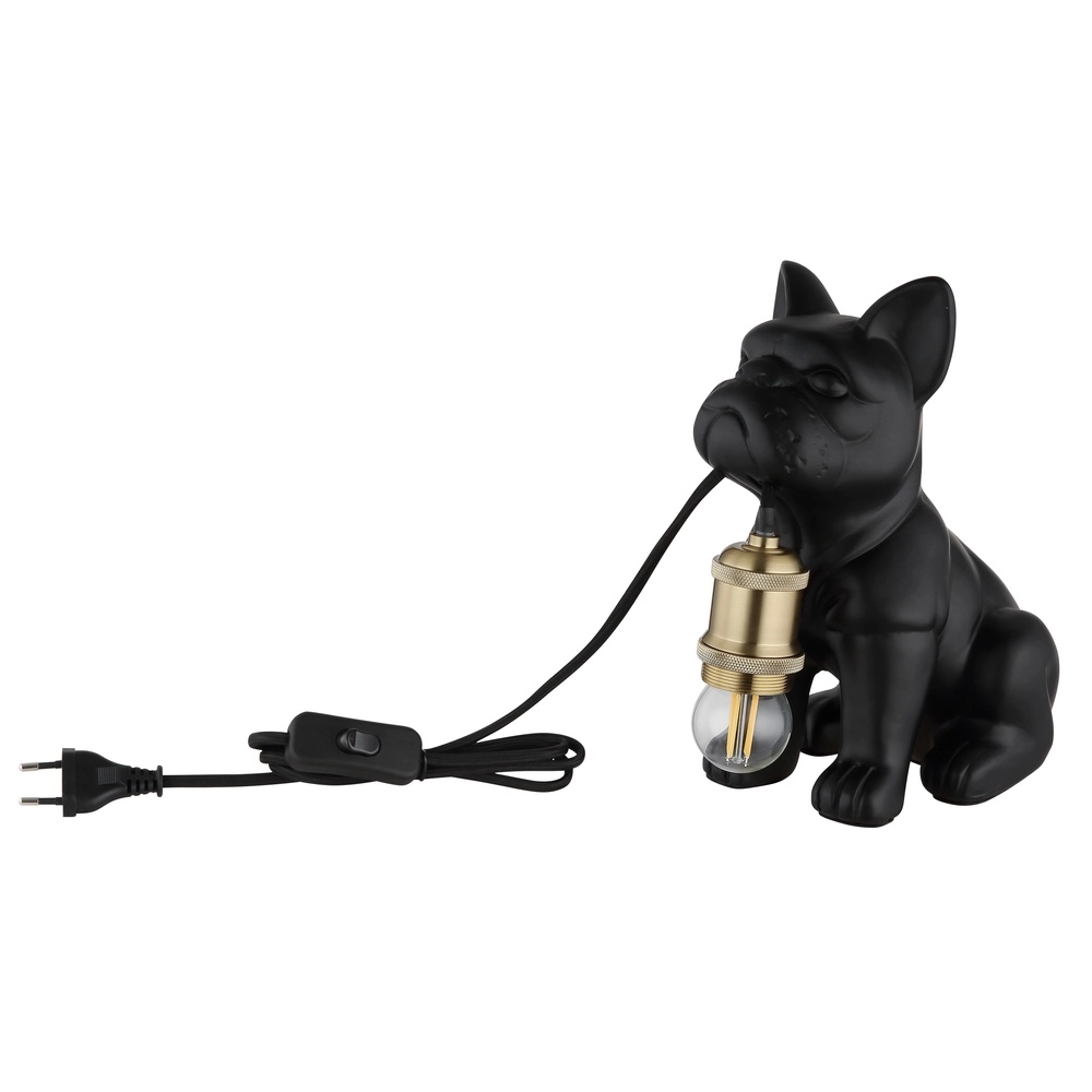 Table lamp Dogo dog black Globo 9007371569328