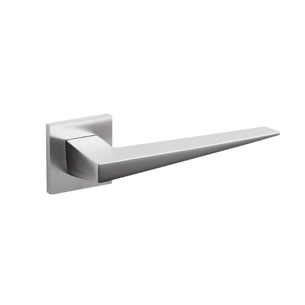 Design door handle Denver on rosette stainless steel