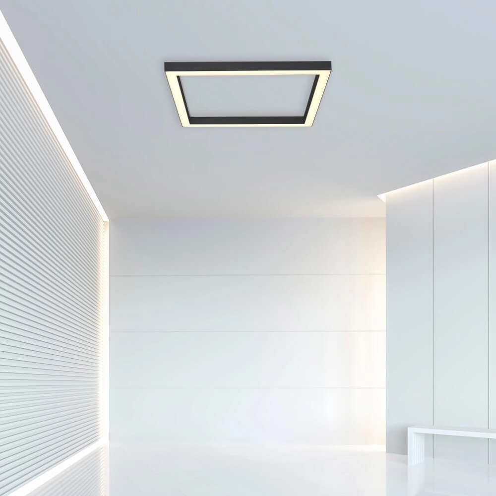 Square ceiling lamp Pure Lines Square anthracite Paul Neuhaus 4012248357927