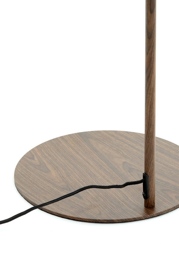 Floor lamp Donio dark wood print Light & Living 8717807759568