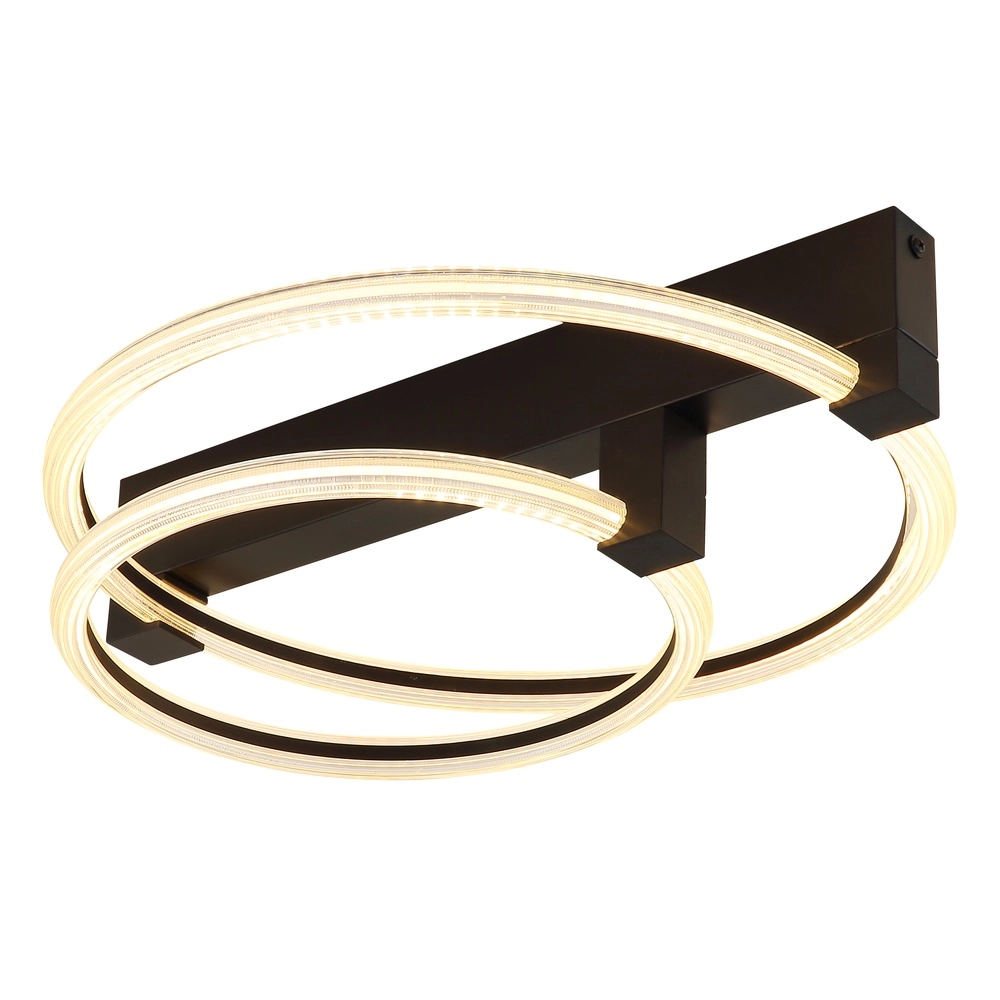 Black ceiling lamp Fletcher Design Globo 9007371589289