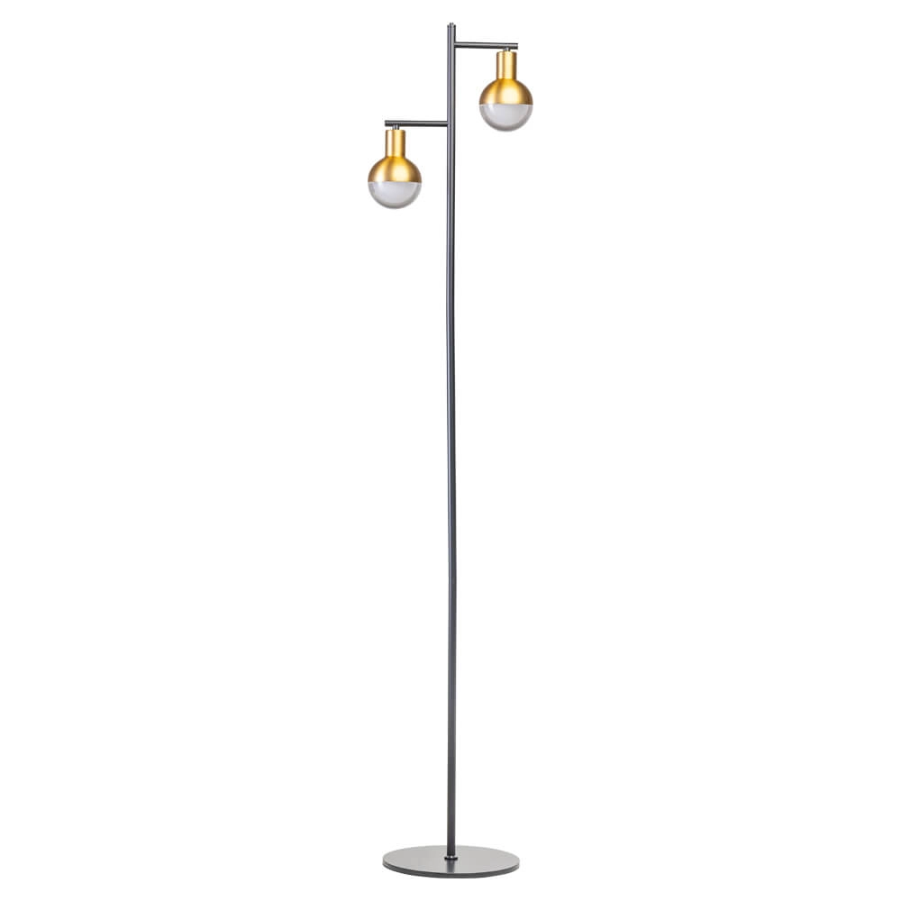 Black gold floor lamp Drop