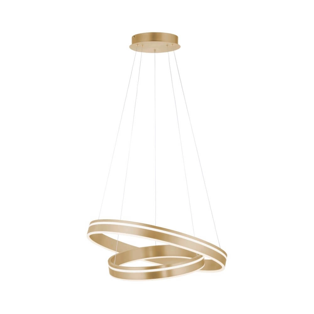 Pendant lamp Q-Vito Ø 59cm brass Paul Neuhaus 4012248357781