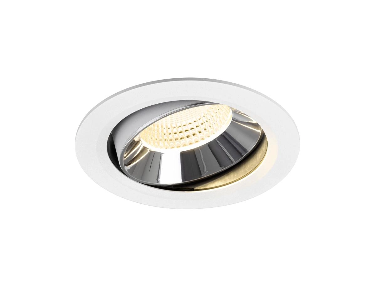 Recessed spotlight Numinos Move XL white/chrome 3000K - 55deg