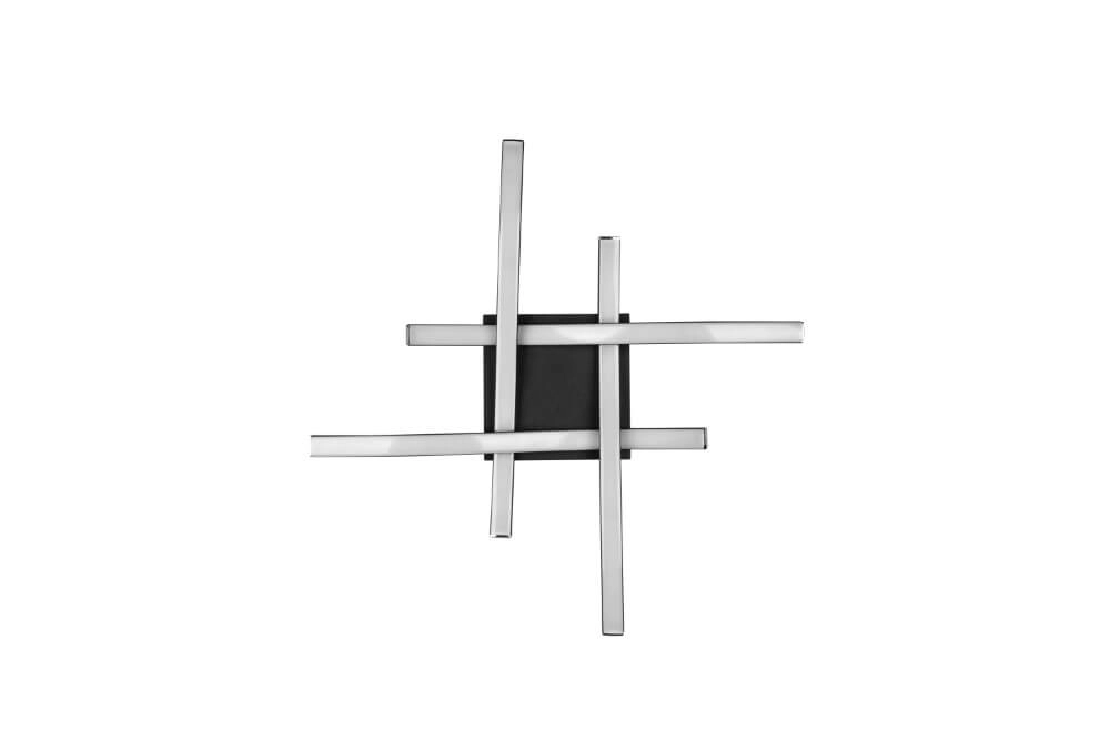 Led ceiling light Route 4-light black 4000K Trio 4017807521795