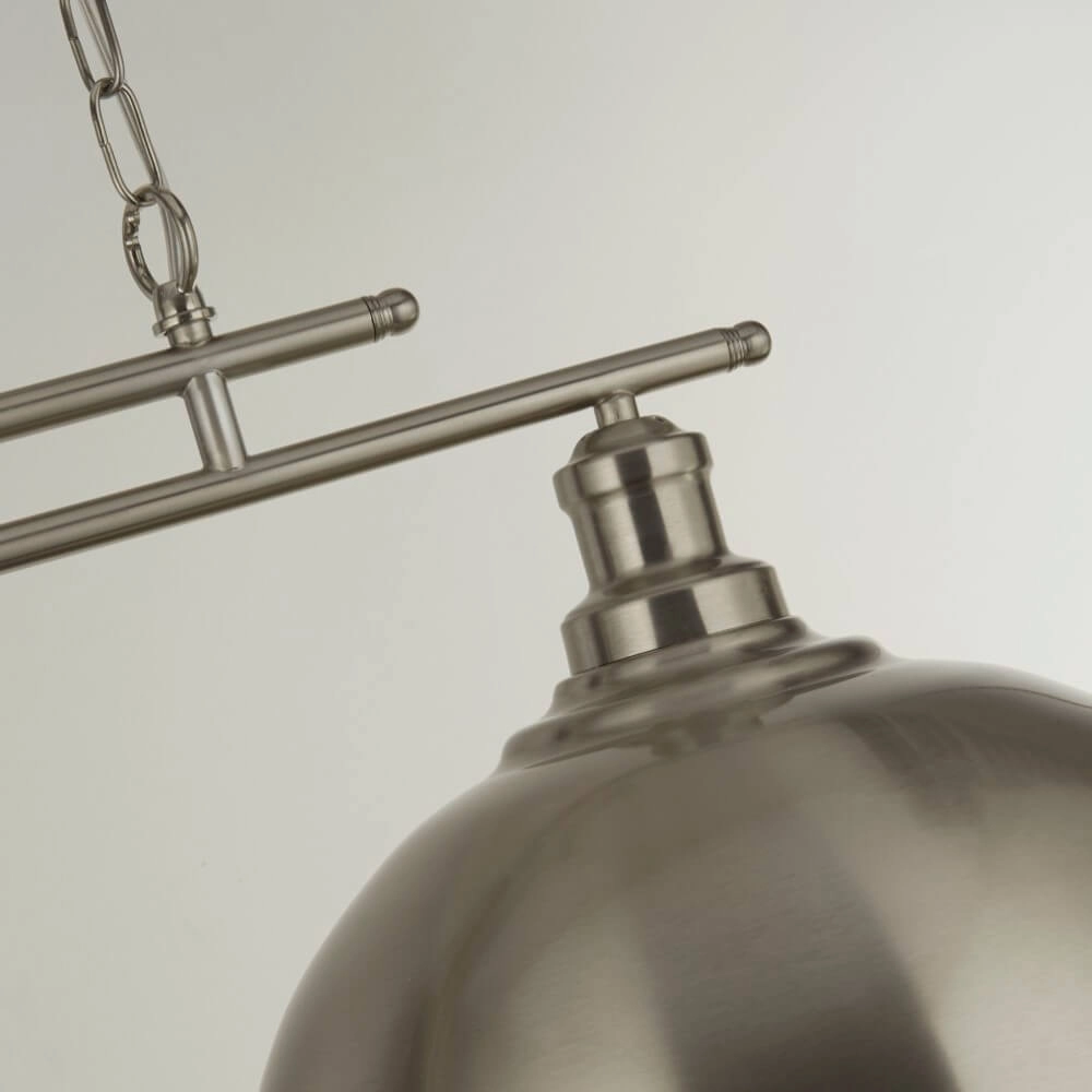 2 light pendant lamp Fusion White Searchlight 5053423202945