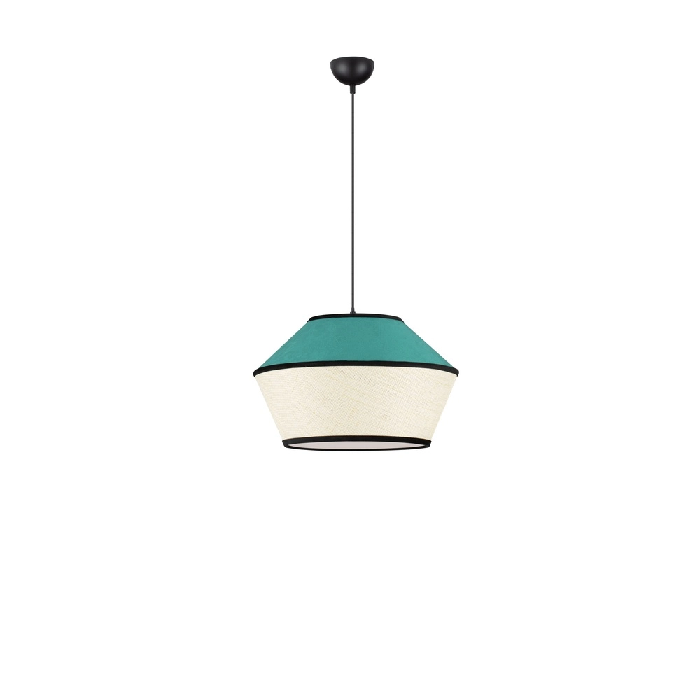 Pendant lamp Veliss white with blue Lyora 5212017493842