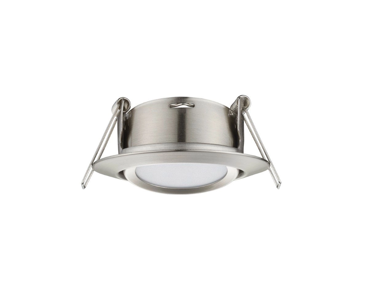 Led recessed spotlight Rila 5w - 3000K - 8.2cm metallic grey Trio 4017807376470