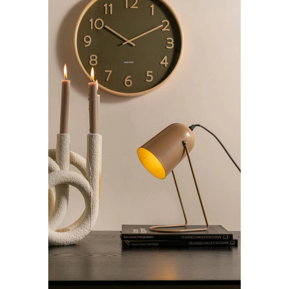 Wall clock Pure wood green - Ø 40cm Karlsson 8714302710209