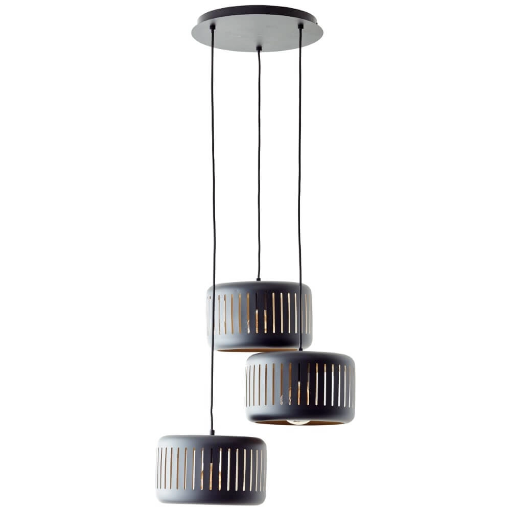 Vide pendant lamp Tyas black Ø 52cm Brilliant 4004353411489