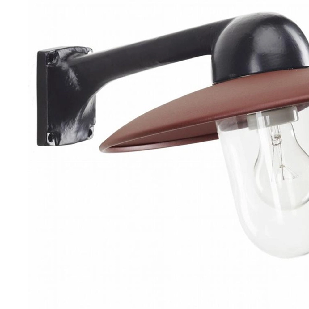 Industry outdoor lamp Fabrique black with retro brown KS Verlichting 8714732118927