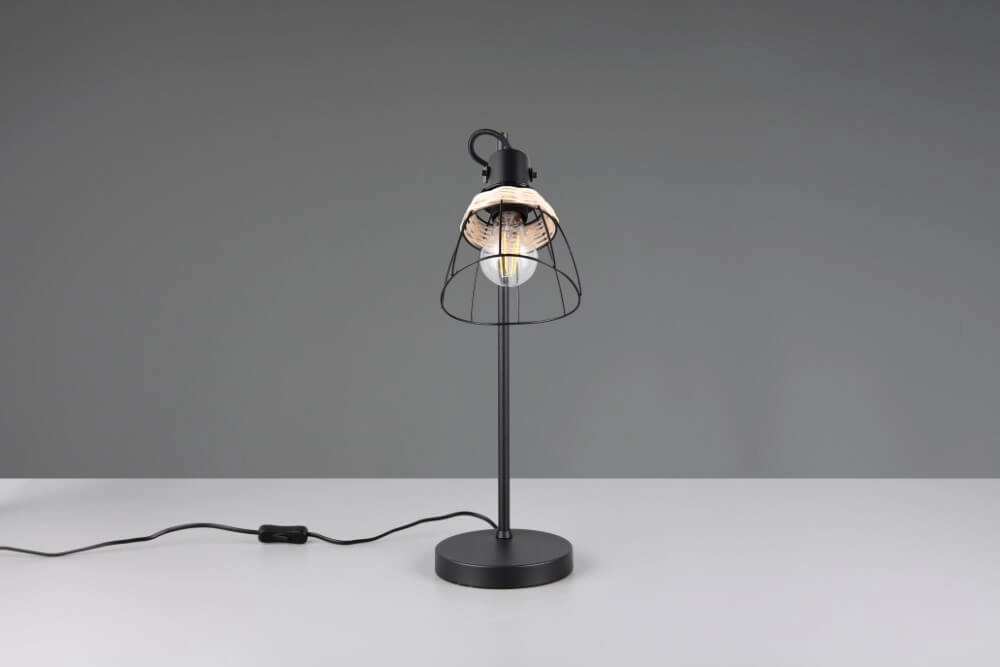 Black table lamp Jerome design Trio 4017807637724