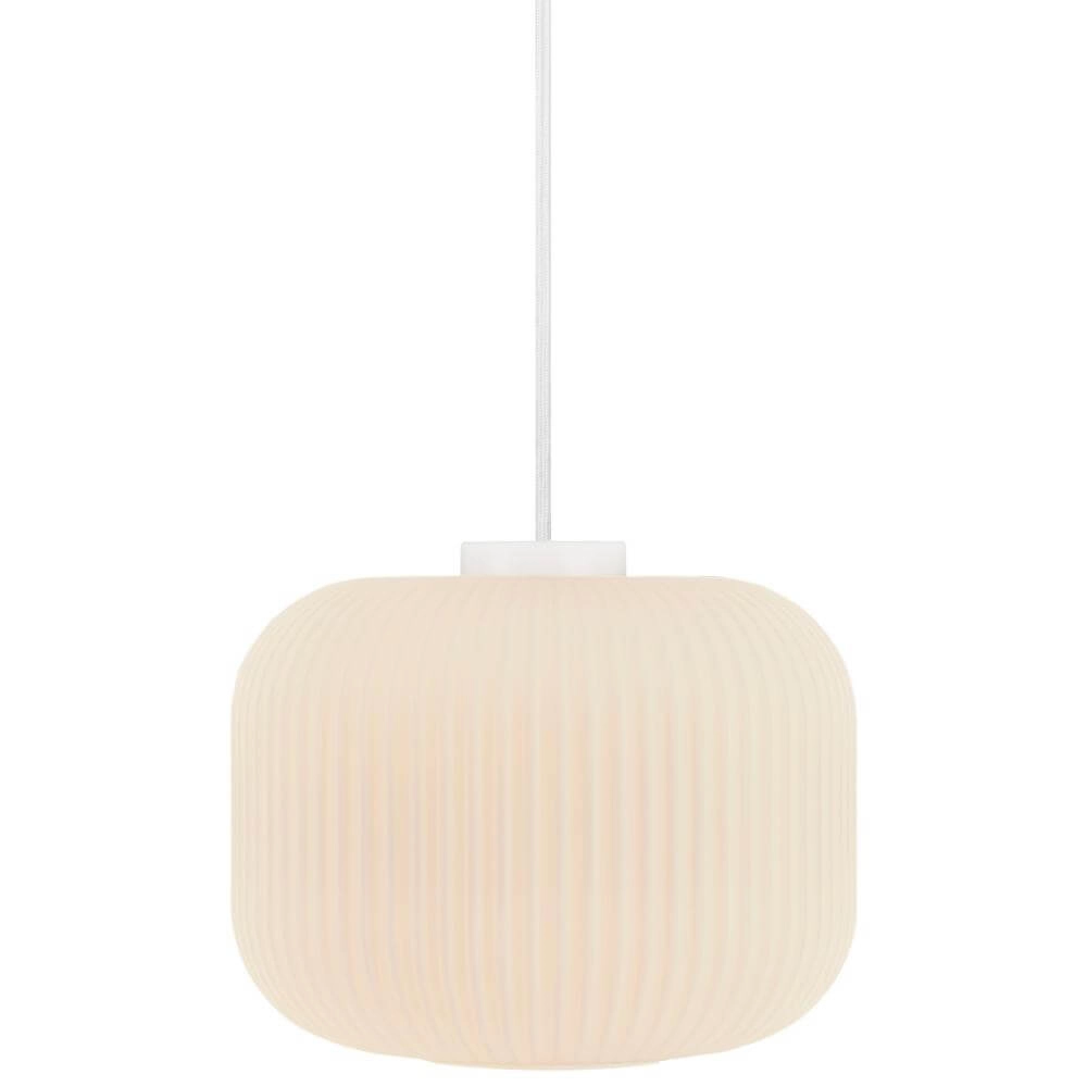 White pendant lamp Milford Ø 30cm Nordlux 5701581407084