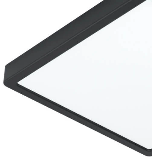 Square ceiling light Fueva 5 28.5cm - 3000K black Eglo 9002759992712