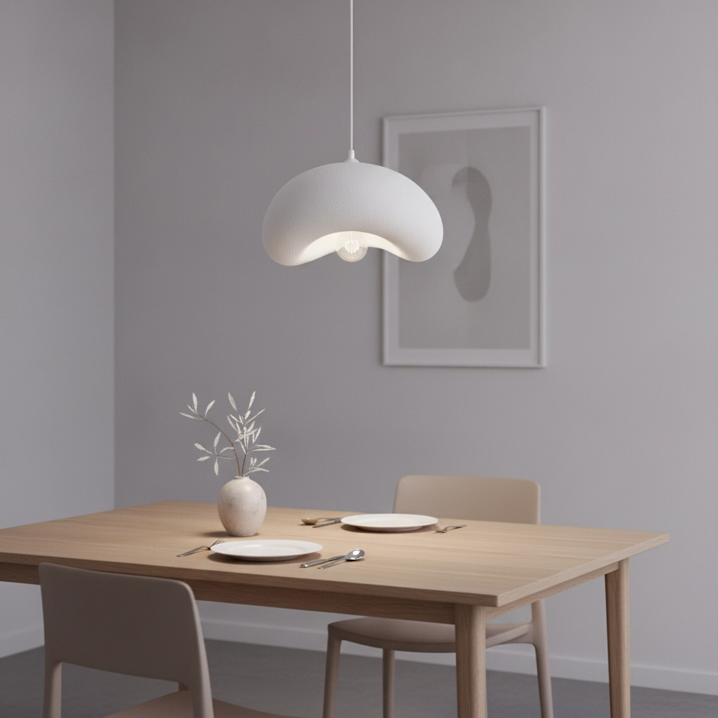 Modern pendant lamp Bambel white