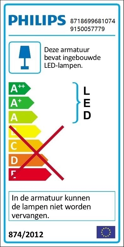 Ceiling light Super Slim 4000K white Philips 8718699681074