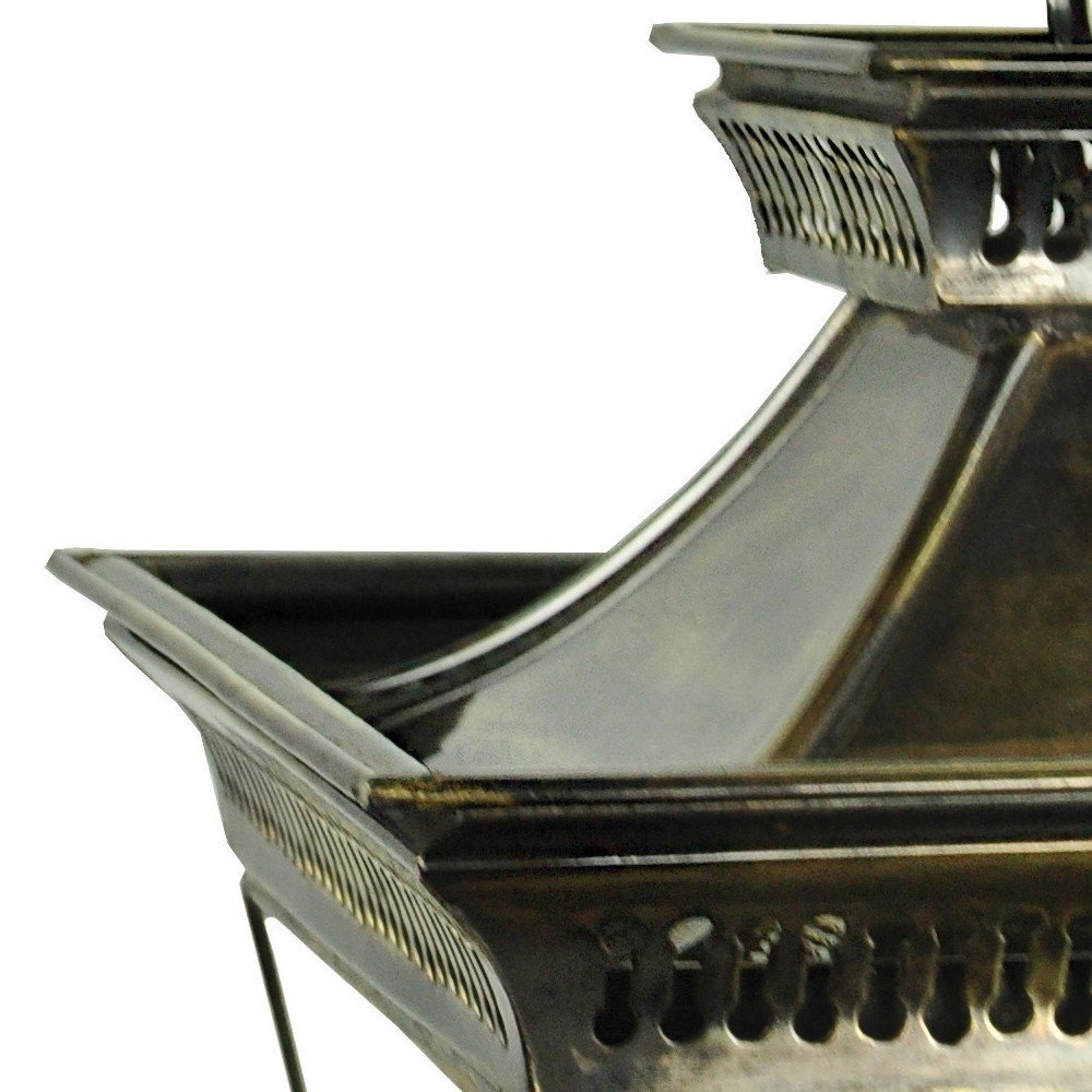 Antique pendant lamp Pagoda M 3-light - antique copper (ant) Limehouse