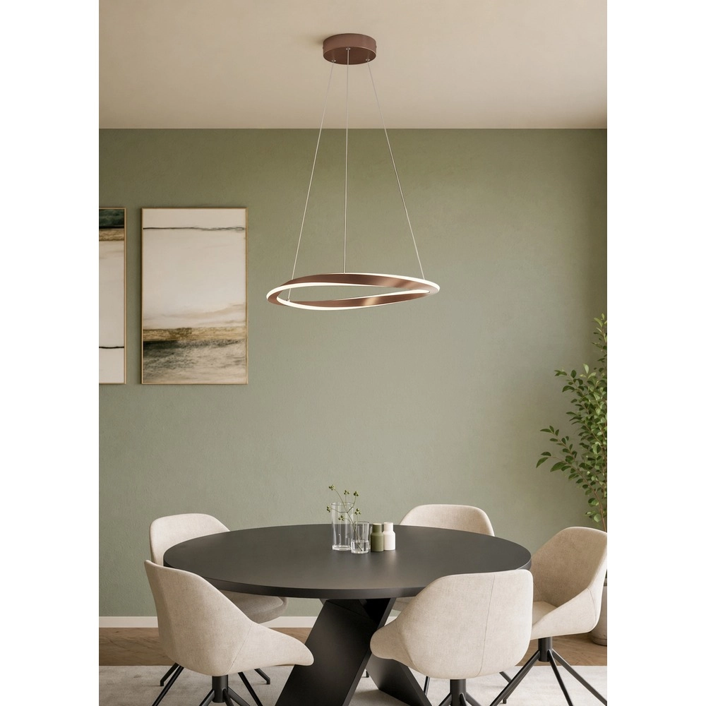 Design pendant lamp Camerota dark bronze Ø 55cm