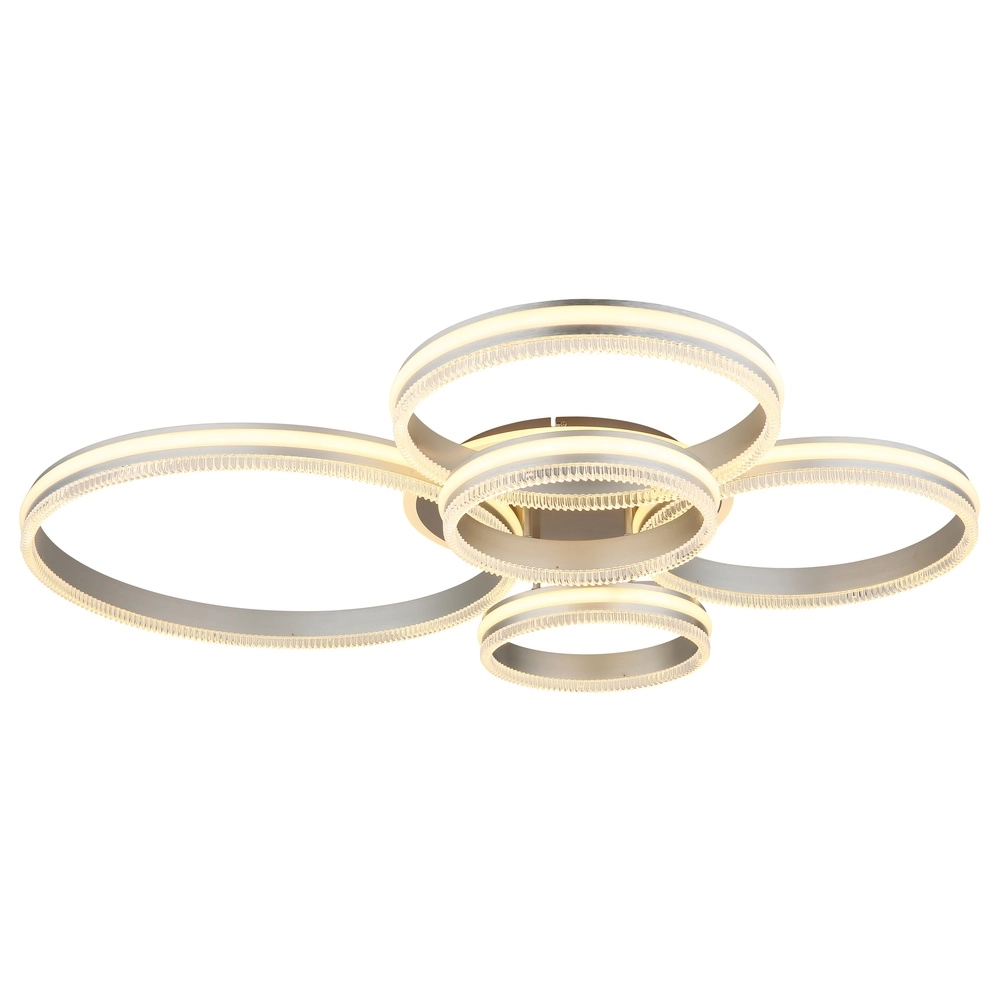 Ceiling lamp Francine gunmetal 5 rings Globo 9007371580644