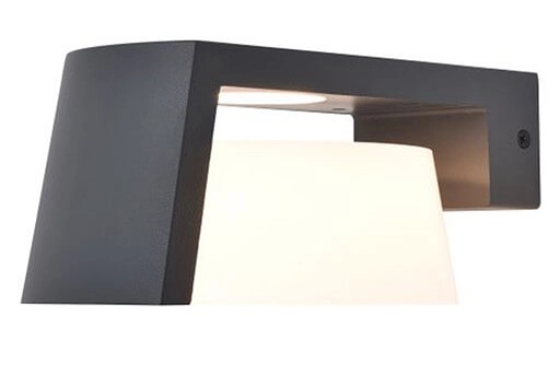 Anthracite wall lamp Moon design