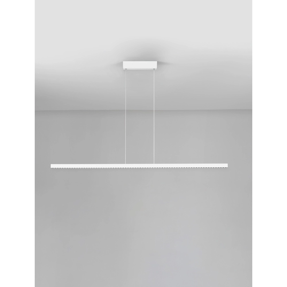Straight pendant lamp Deos white