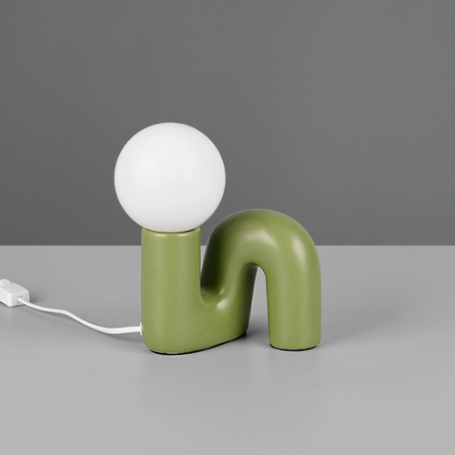 Table lamp Quinn Green Trio 4017807682281