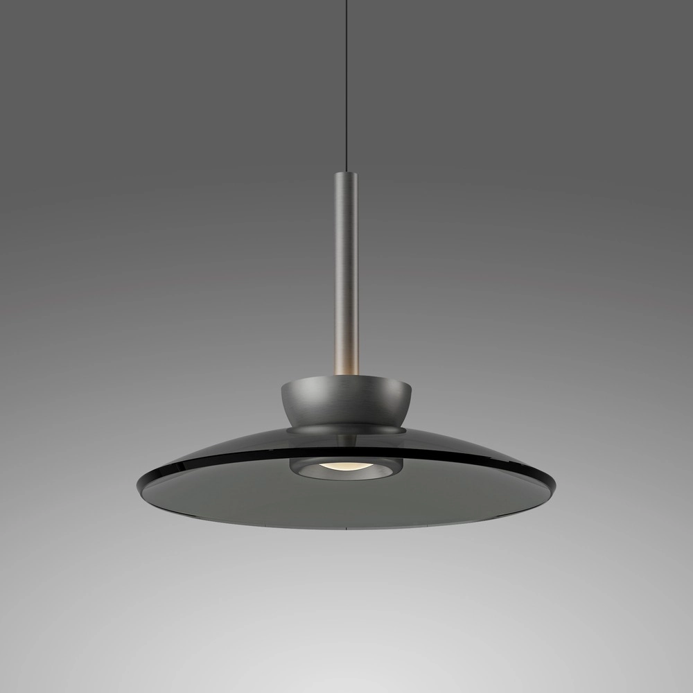 3L dining table pendant lamp Pure Moon Platinum-plated with smoke glass Paul Neuhaus 4012248386309