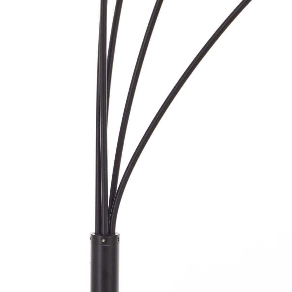 Floor lamp Glasini black with smoke glass Brilliant 4004353429545