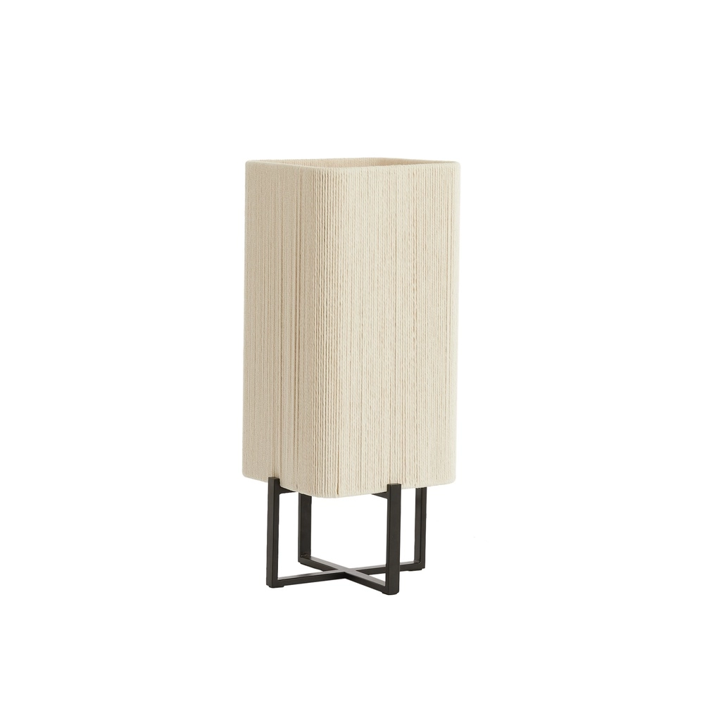 Table lamp Wyn 50.5cm - cream rope with black Light & Living 8717807792558
