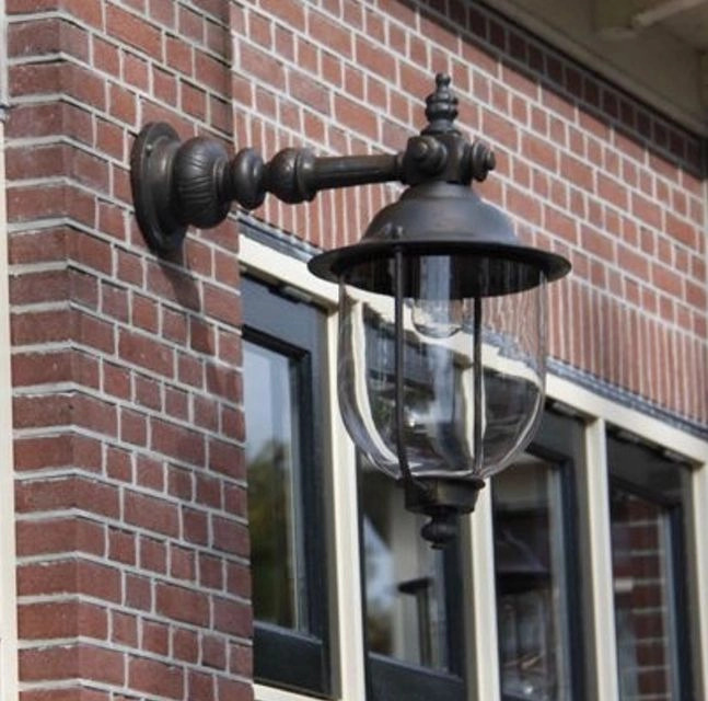 Country Wall Lamp Lindau 40cm bronze brown KS Verlichting 8714732728409