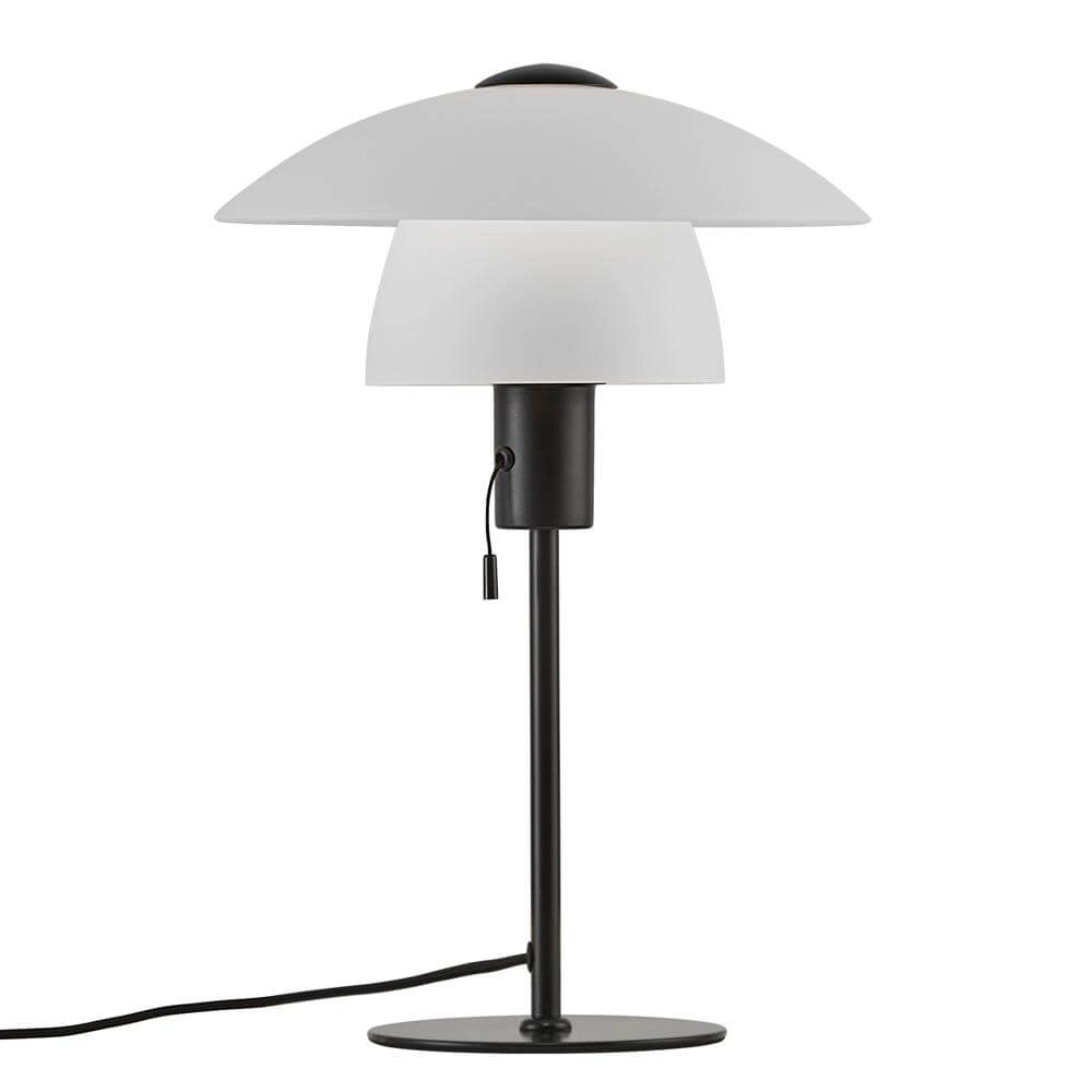 Modern table lamp Verona black and white Nordlux 5704924001642