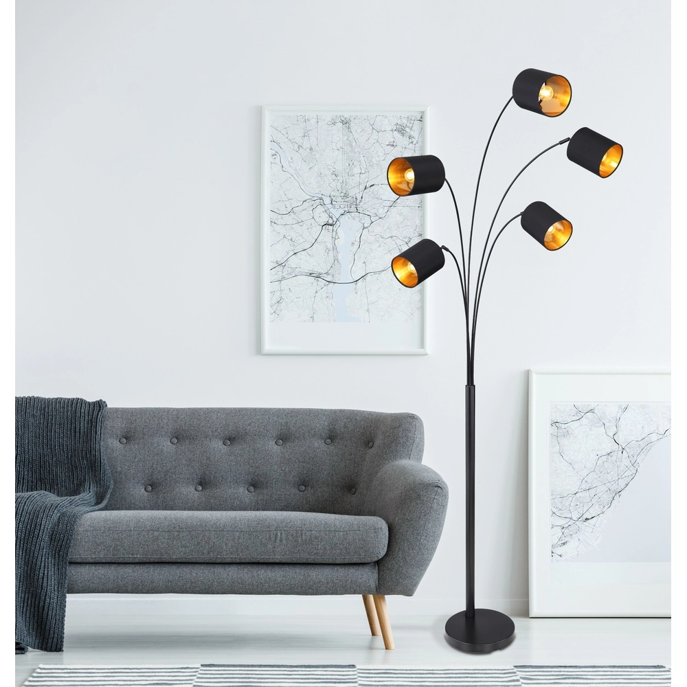 Floor lamp Kaddy Black Globo 9007371410675