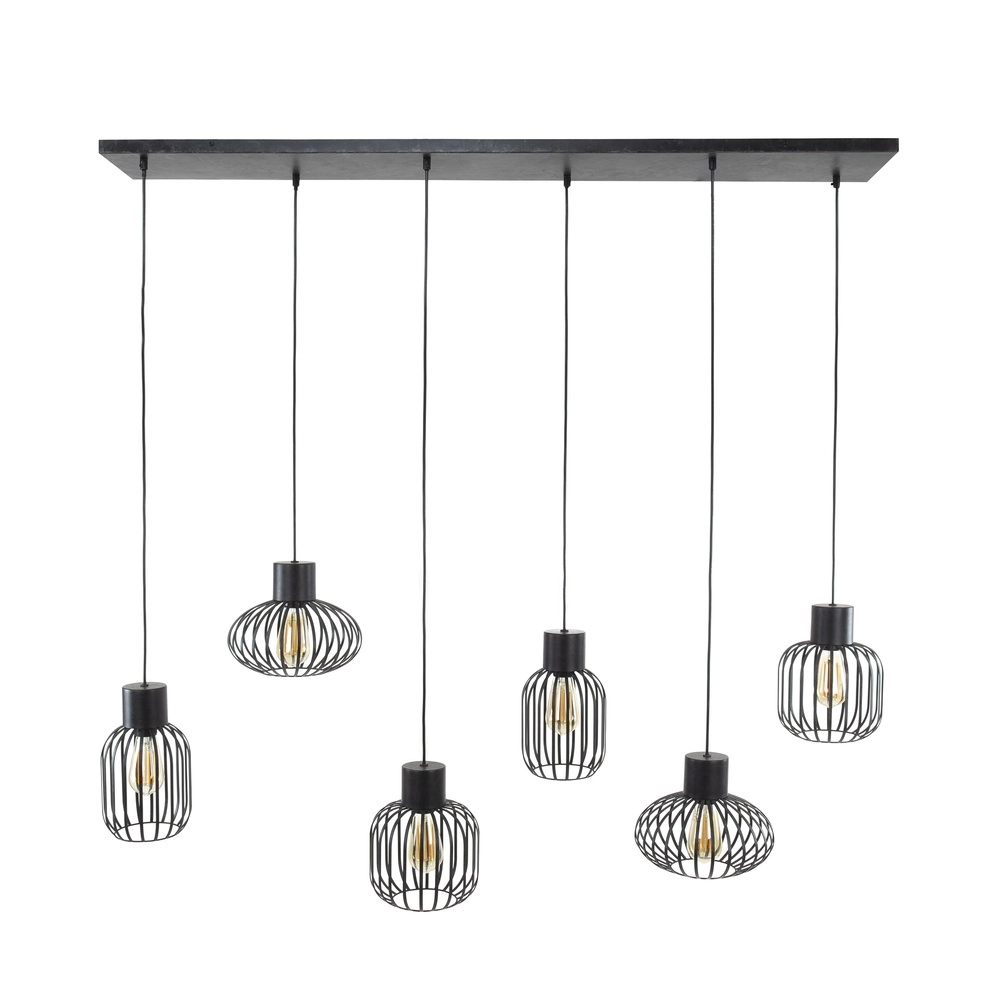 5L Wire Pendant Light Mix E27 - black Lyora 8716803512146