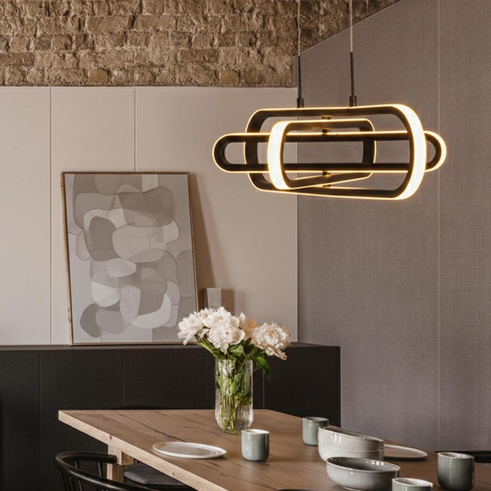 Design pendant lamp Arte Black oval