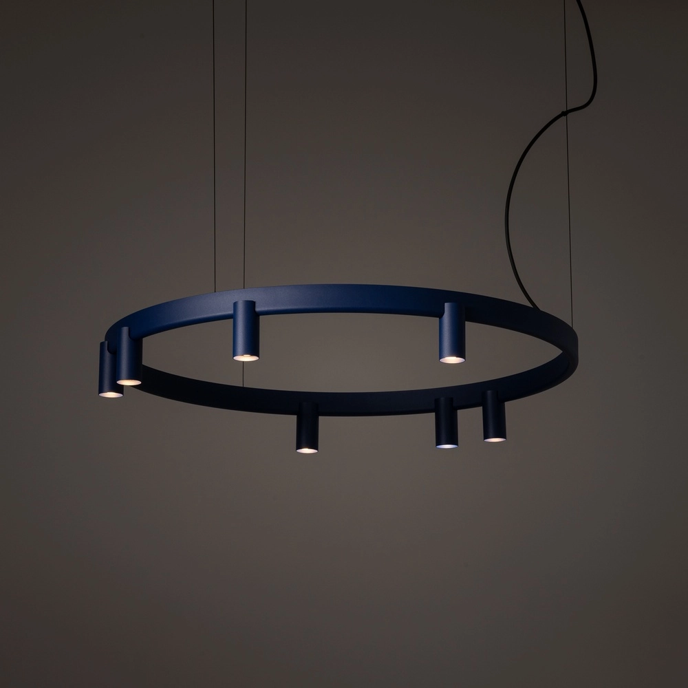 Design pendant lamp Fourty navy blue Ø 80cm