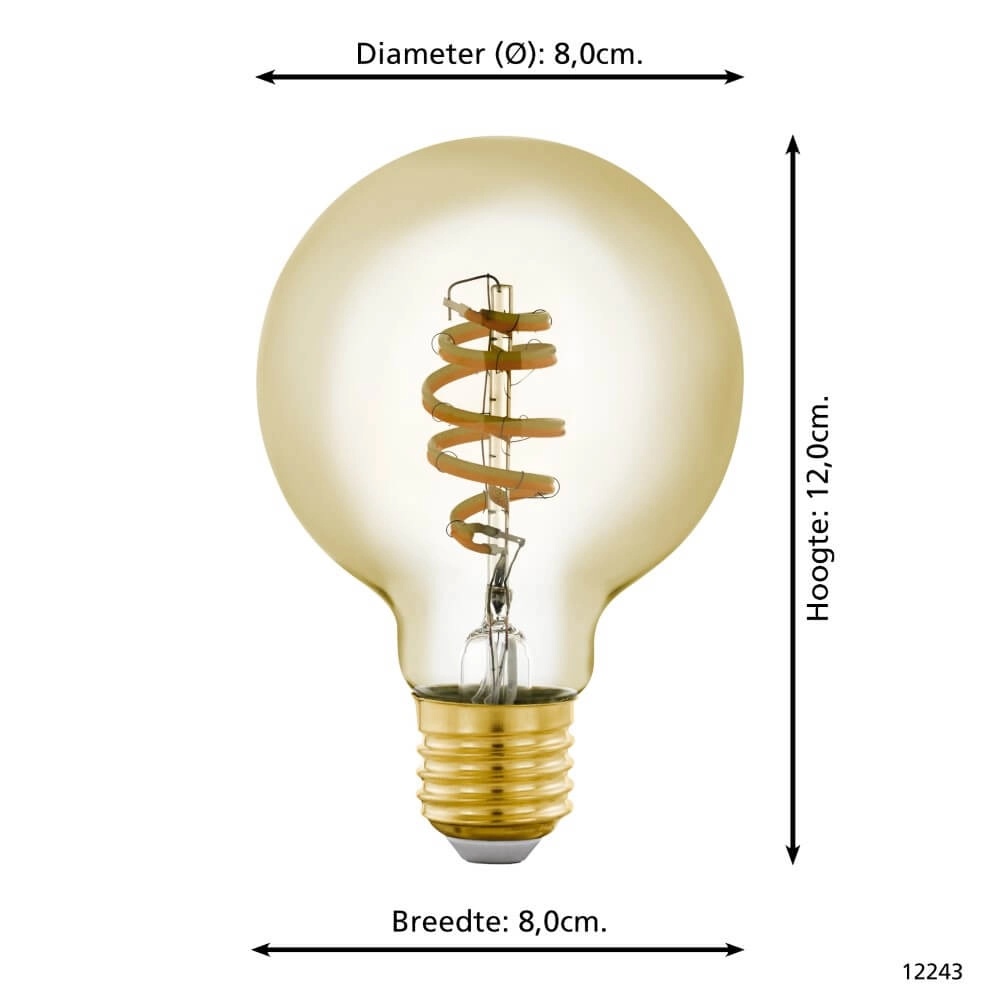 LED lamp bulb Zigbee - E27 - 4.9 watt - 2200-6500K - G80 Eglo 9002759122430