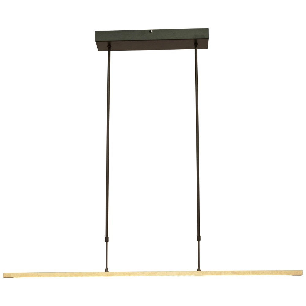 Black hanging lamp Real 2 100cm with gold Masterlight 8718121220437