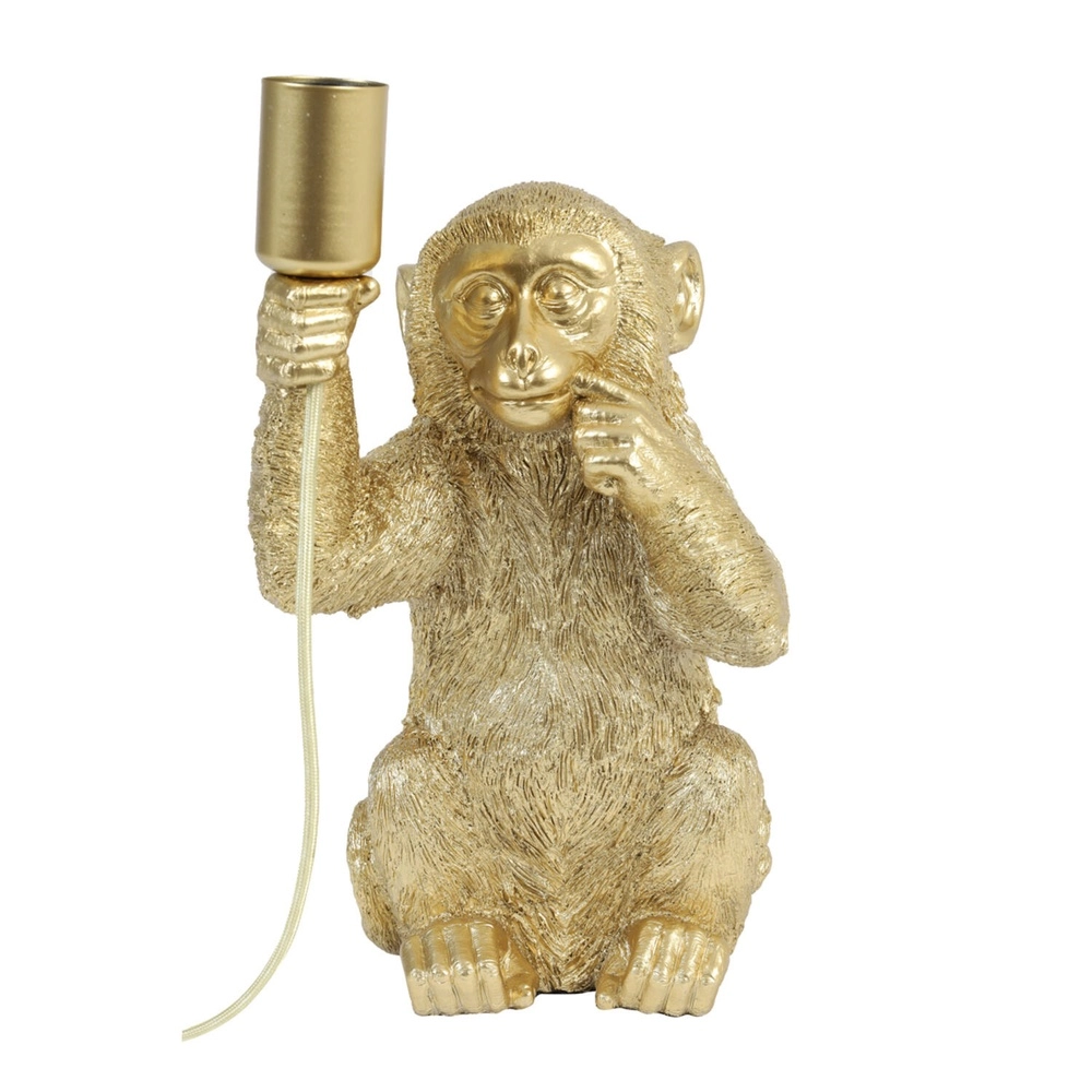 Table lamp monkey Monkey Gold