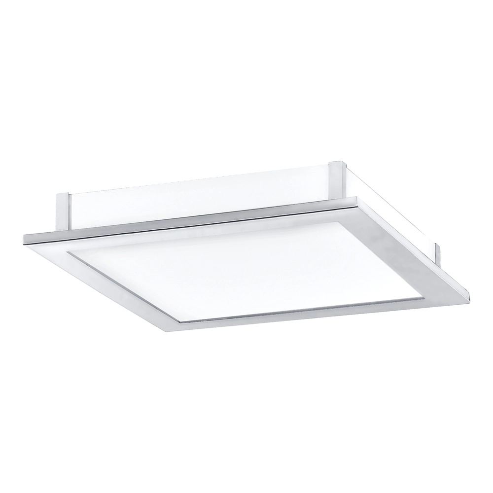 Square ceiling lamp Auriga chrome 38.5cm