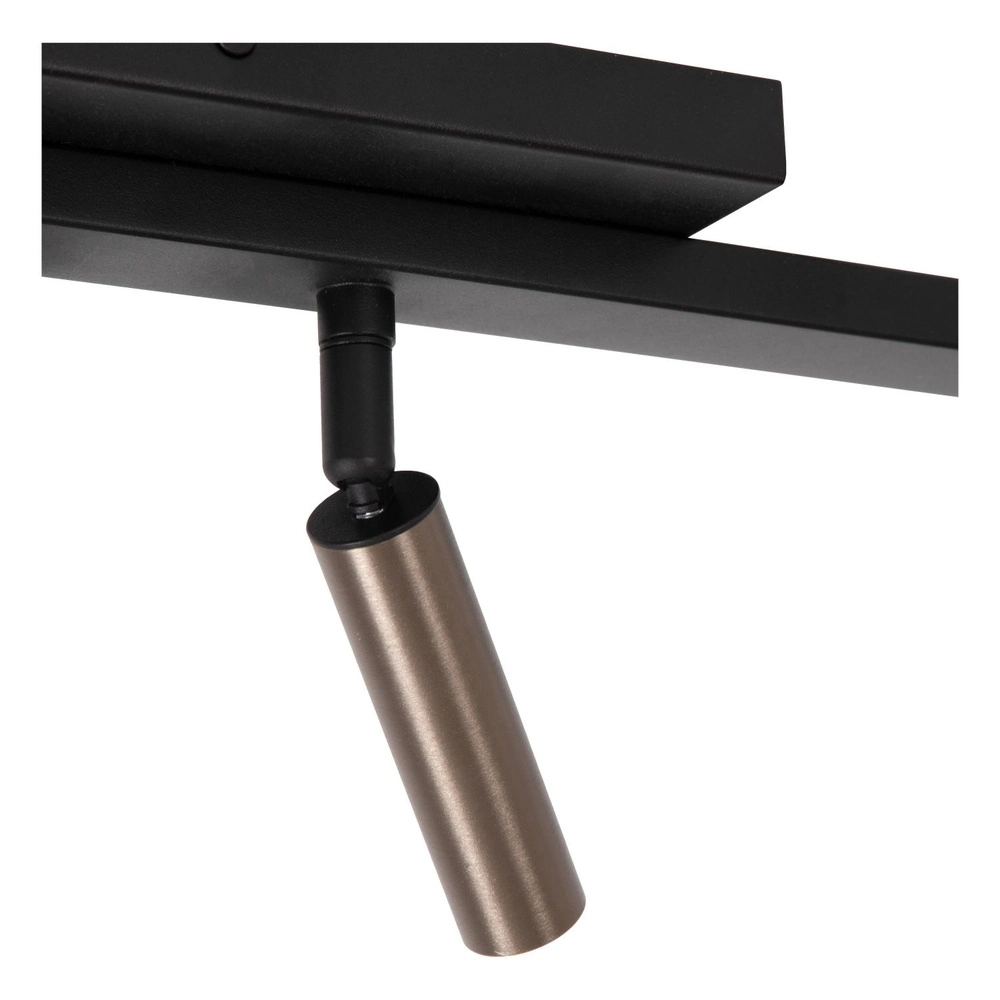 Ceiling spotlight Keoni 6-light coffee brown Lucide 5411212094162