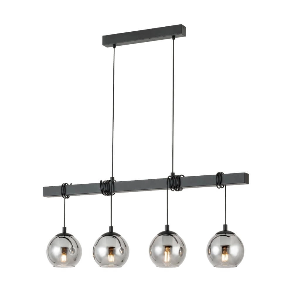 Dining table hanging lamp Argallo 4-light