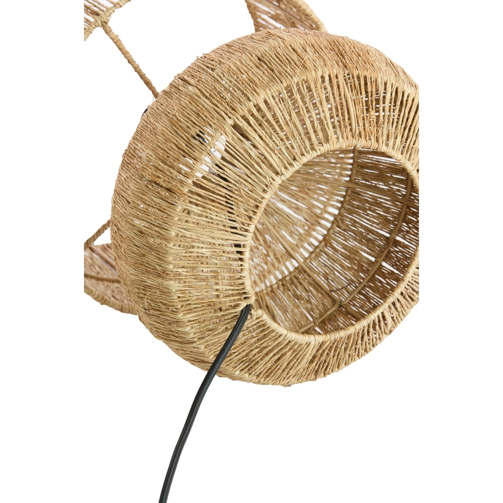 Jute table lamp Arova Ø 30cm shade Light & Living 8717807836719
