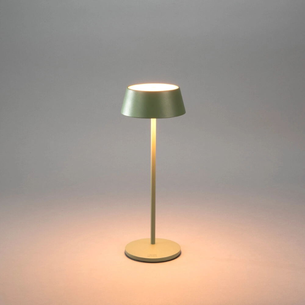 Rechargeable table lamp Menton mint green KonstSmide 7318307839630