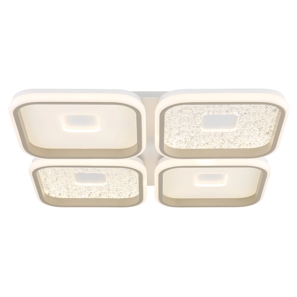 Modern ceiling lamp Mosaiko 54 x 54cm sand brown Globo 9007371572762
