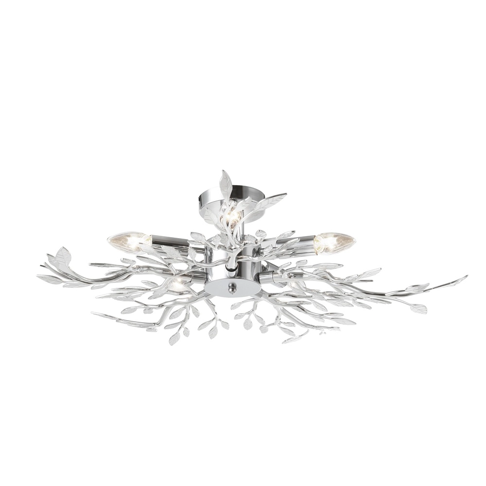 Ceiling lamp Flash chrome Ø 71cm