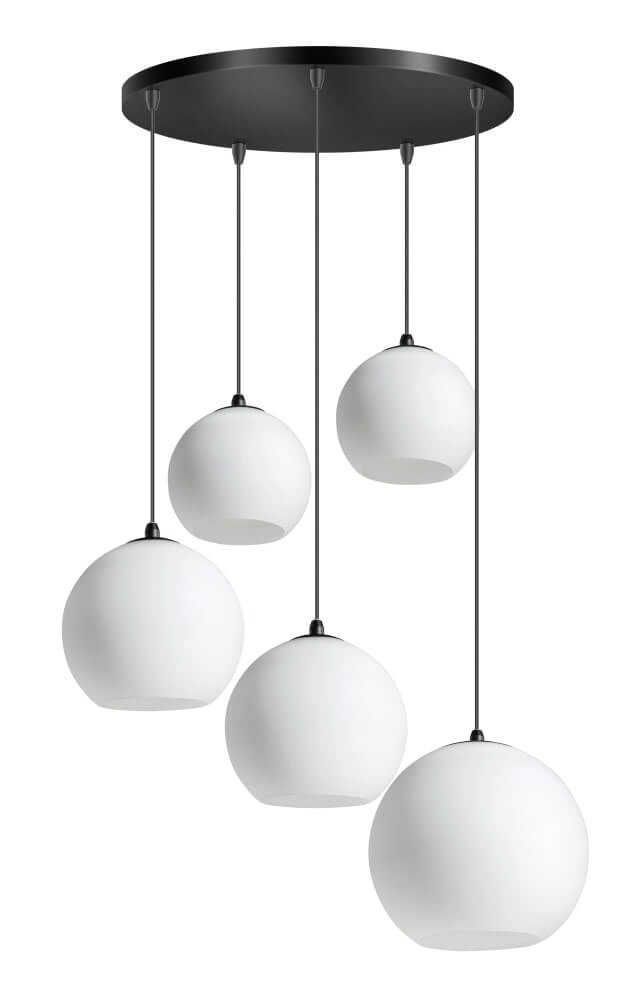 Large vide pendant lamp Orb Opal